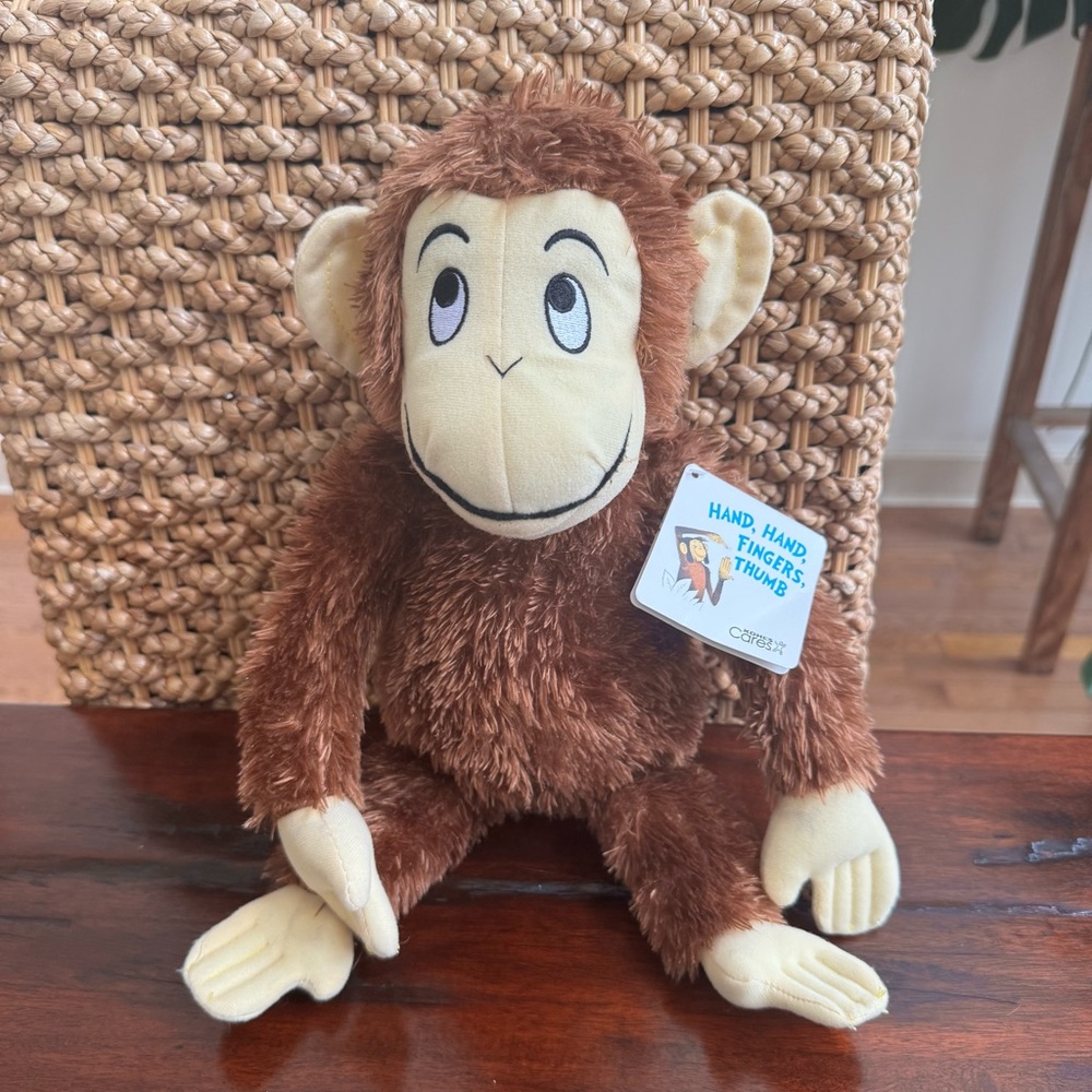 Kohl's Cares Dr. Seuss Hand Hand Fingers Thumb 15" Plush Monkey Stuffed Animal